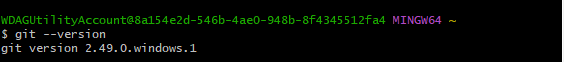 Git version